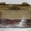 The images shows details of the metal fixtures in the timber.