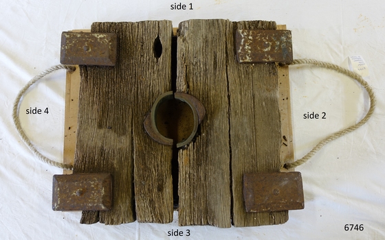 Sides of the compressor plate are numbered 1-4 in a clockwise direction