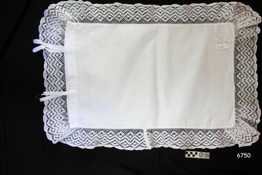 Textile - Pillow Case, Mary Jane Giles (Mrs Harry Giles), Late 19th to Early 20th Century