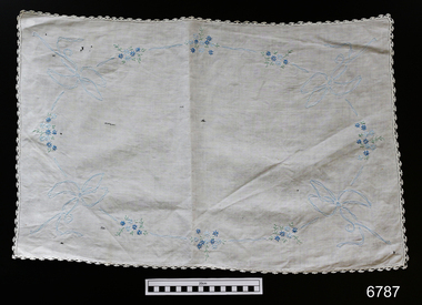 Tray cloth, Late 19th century