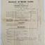 Pre-printed certificate with handwritten details. Certificate has fold lines.
