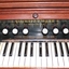Nameplate states that the organ is a Packard, from the USA