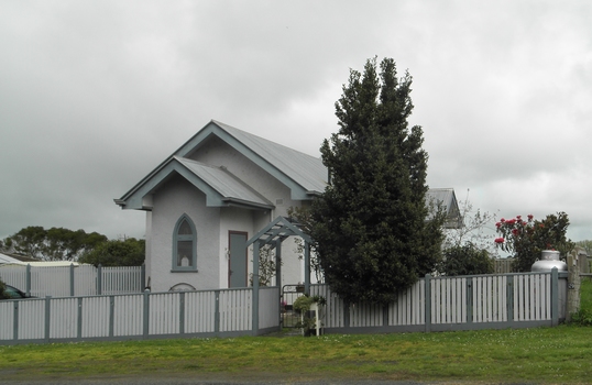 Typical country church building where the organ was once played
