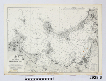 Document - Navigation Chart, Japan, Fukuoka Wan - Kyushu - North Coast