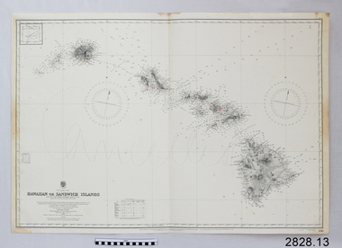 Document - Navigation Chart, Hawaiian or Sandwich Islands
