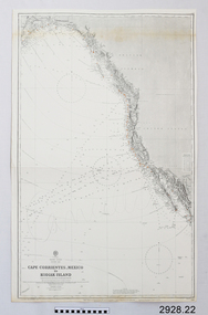 Document - Navigation Chart, Cape Cprrientes, Mexico to Kodiak Island