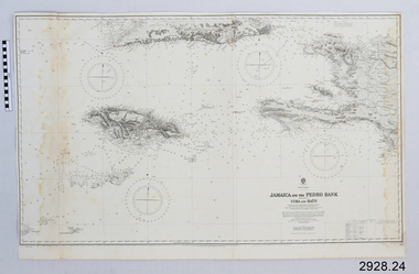 Document - Navigation Chart, Jamaica and the Pedro Bank