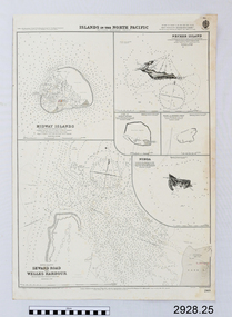 Document - Navigation Chart, Islands in the North Pacific (Western Hawaiian Group)