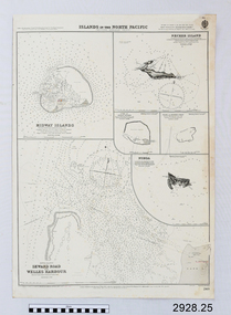 Document - Navigation Chart, Islands in the North Pacific (Western Hawaiian Group)