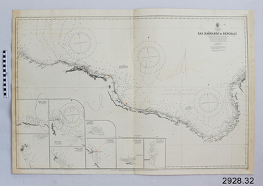 Document - Navigation Chart, Ras Makhabez to Benghazi
