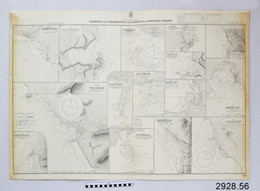 Document - Navigation Chart, Harbours and Anchorage in The Hawaiian or Sandwich Islands