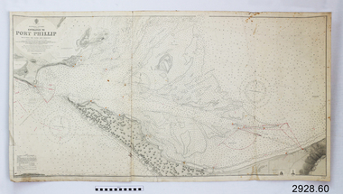 Document - Navigation Chart, Entrance to Port Phillip