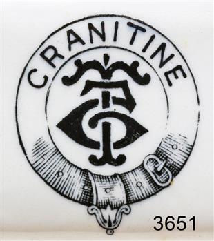 'Granitine' trade mark on porcelain pouring dish.