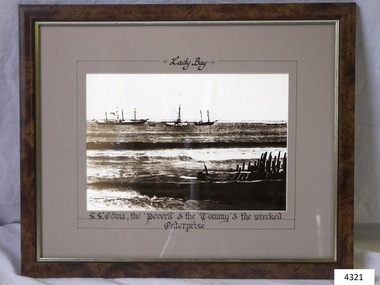 Photograph - Picture, Lady Bay Ships at anchor, after November 1850