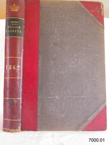 Book, Victoria Police Gazette 1862