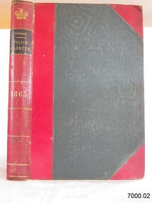 Book, Victoria Police Gazette 1863