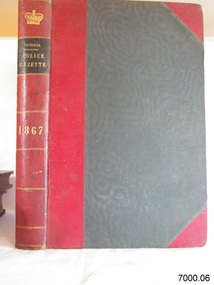Book, Victoria Police Gazette 1867