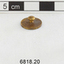 The 2 gram weight used for use by an apothecary. Part of an apothecary set of weights.