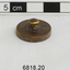 The 10 gram weight used for use by an apothecary. Part of an apothecary set of weights.