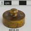 The 50 gram weight used for use by an apothecary. Part of an Apothecary Set of Weights.