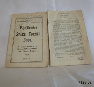 Book, The Leader Spare Corner Book