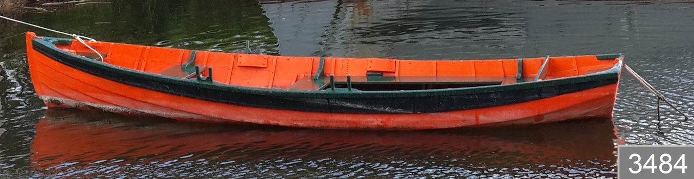 Boat laying low in the water