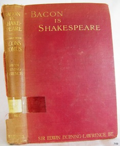 Book, Bacon is Shakespeare
