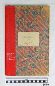 Record Book, before 5th April 1903