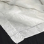 White tablecloth with decorative edging