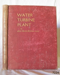 Book, Water Turbine Plant