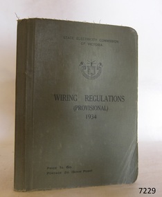 Book, Provisional Wiring Regulations
