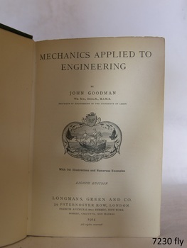 White page with black text and illustrated logo