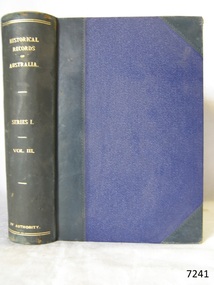 Book, "Historical Records of Australia Series 1 Vol 3 1801-1802"