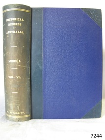 Book, Historical Records of Australia Series 1 Vol 6