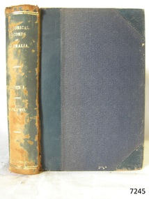 Book, Historical Records of Australia Series 1 Vol 7