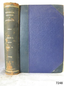 Book, Historical Records of Australia Series 1 Vol 10