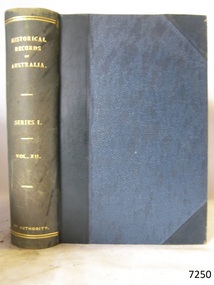 Book, Historical Records of Australia Series 1 Vol 12