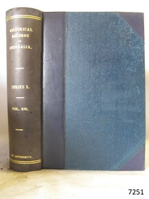 Book, Historical Records of Australia Series 1 Vol 13