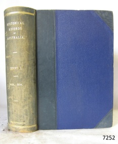 Book, Historical Records of Australia Series 1 Vol 14