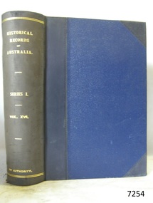 Book, Historical Records of Australia Series 1 Vol 16