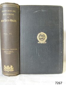 Book, Historical Records of New South Wales Vol 6