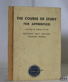 Book, The Course of Study for Apprentices and Cadets