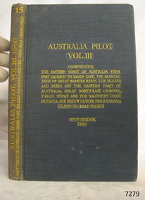 Book, Australia Pilot Vol 3