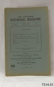 Book, The Victorian Historical Magazine 66