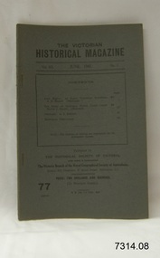 Book, The Victorian Historical Magazine 77