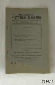 Book, The Victorian Historical Magazine 80