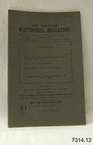 Book, The Victorian Historical Magazine 81