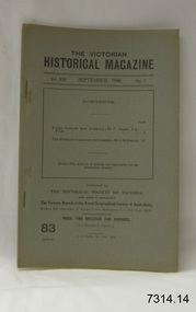 Book, The Victorian Historical Magazine 83