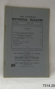 Book, The Victorian Historical Magazine 89