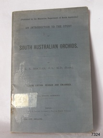 Book, An Introduction to the Study of South Australian Orchids